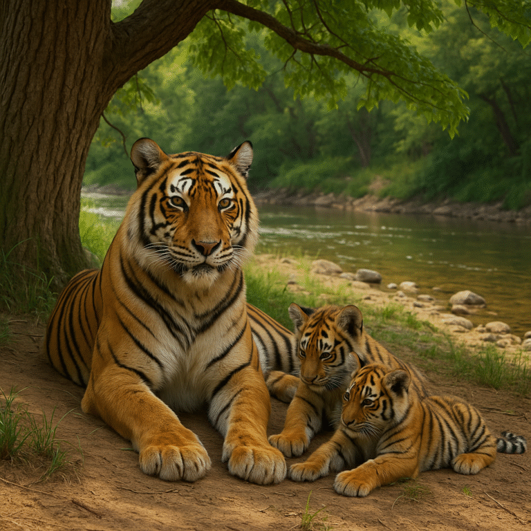 A majestic Bengal tiger standing in the forest — The Tiger Full Information | Earthipediaa.com